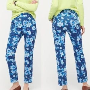 J Crew Remi Pants in Watercolor Begonia